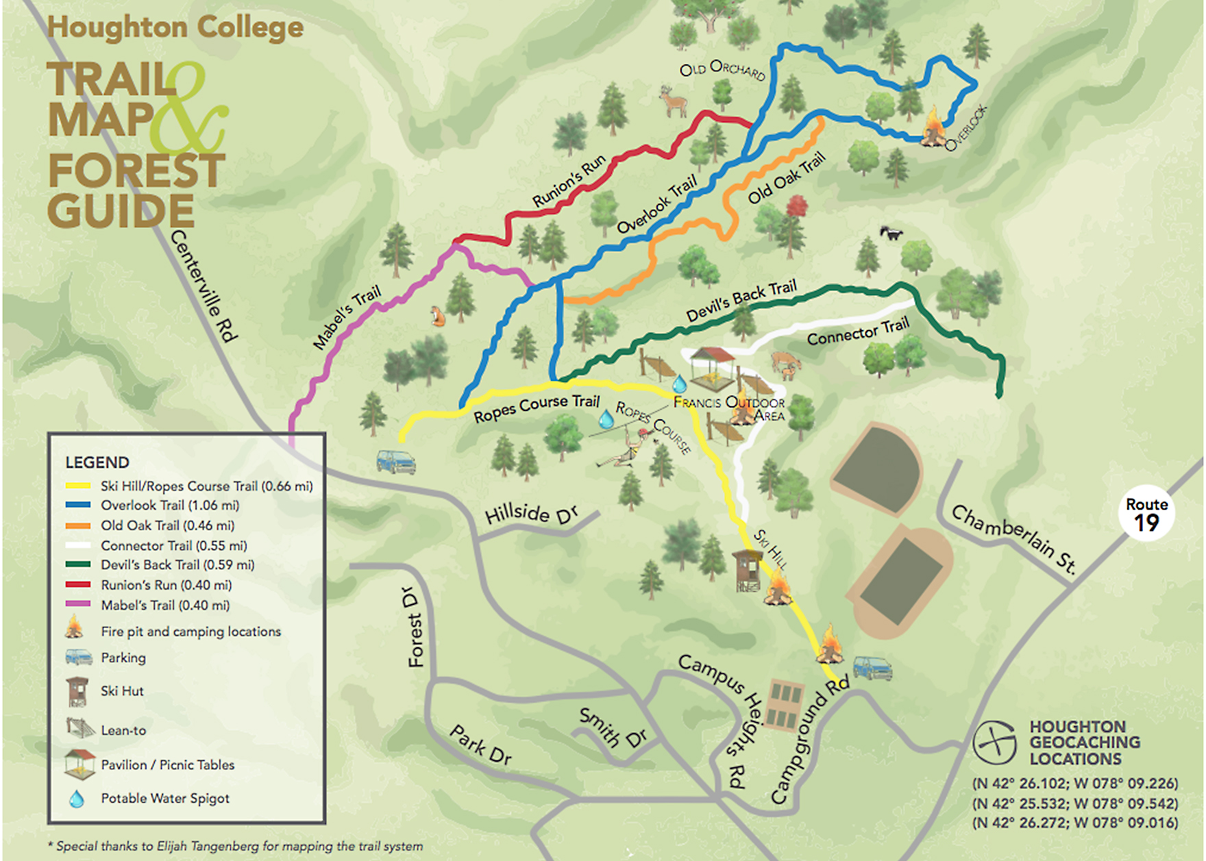 Introducing The Houghton Trail Map Houghton Star 5452