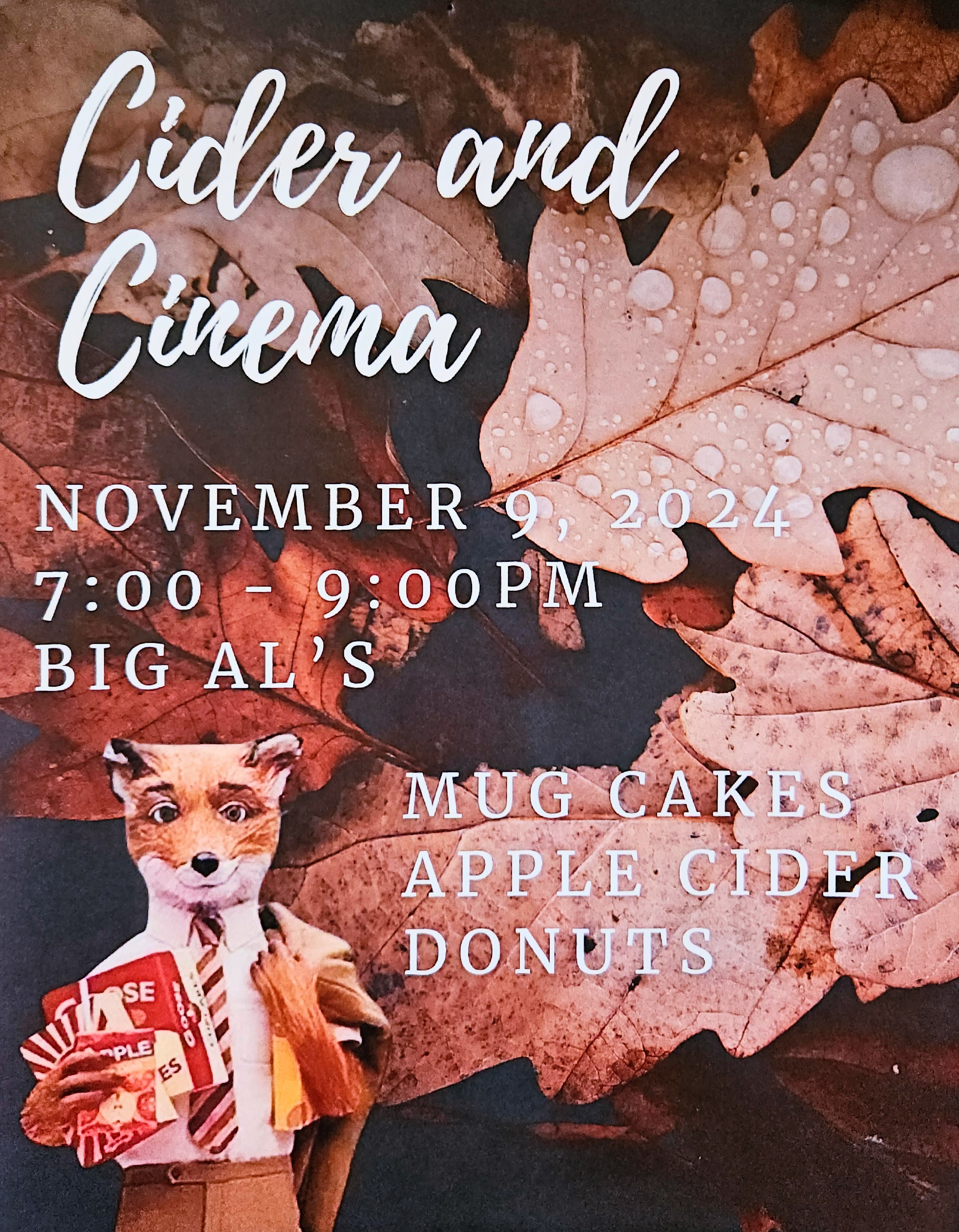 Cider and Cinema CAB Poster